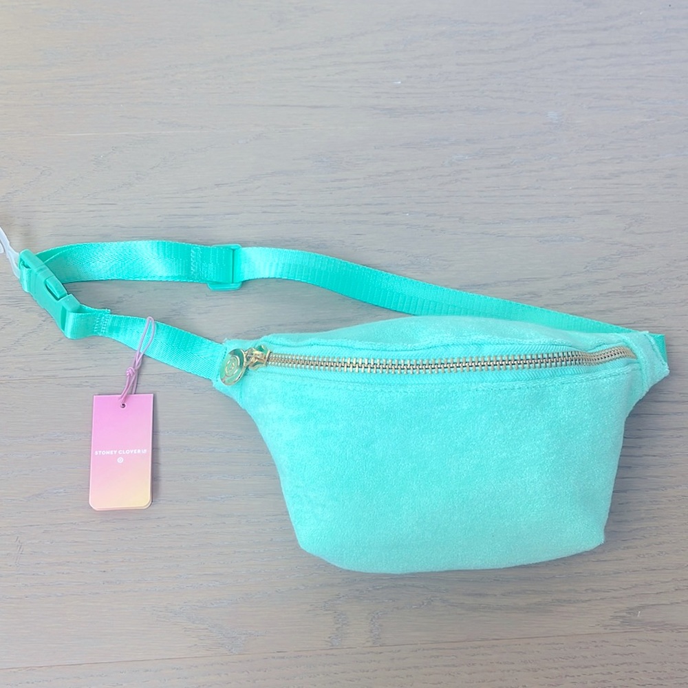 Stoney clover lane target Fanny pack green terry brand new with tags